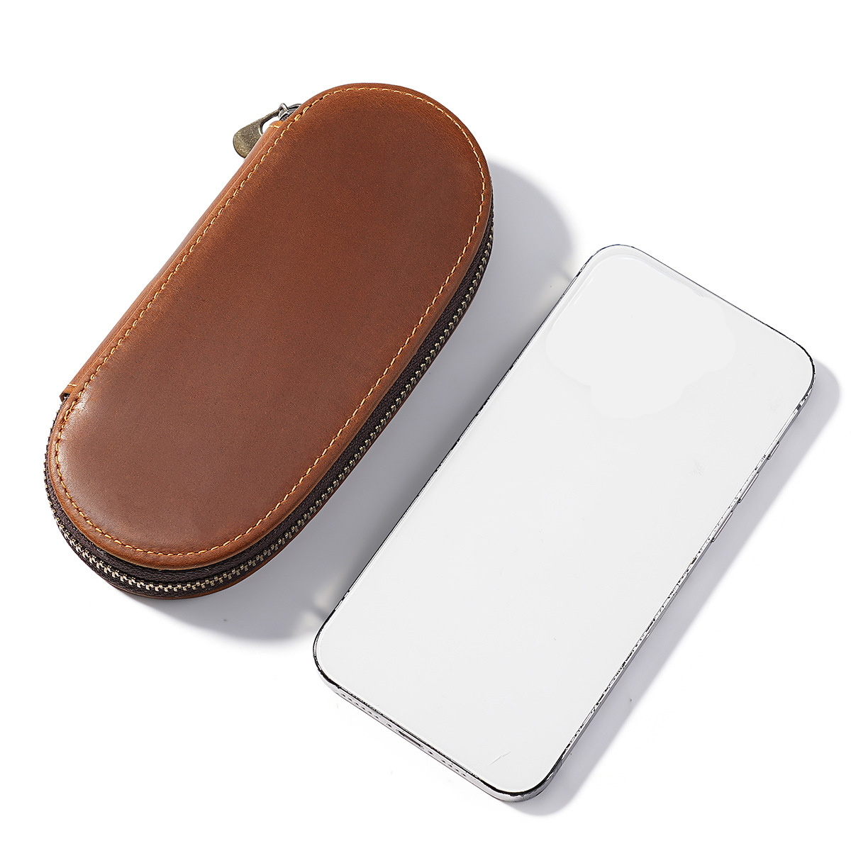 Retro 3-slot Fountain Pen Case - огляд і ціна Leather Fountain Pen Case 3 Slots Pouch