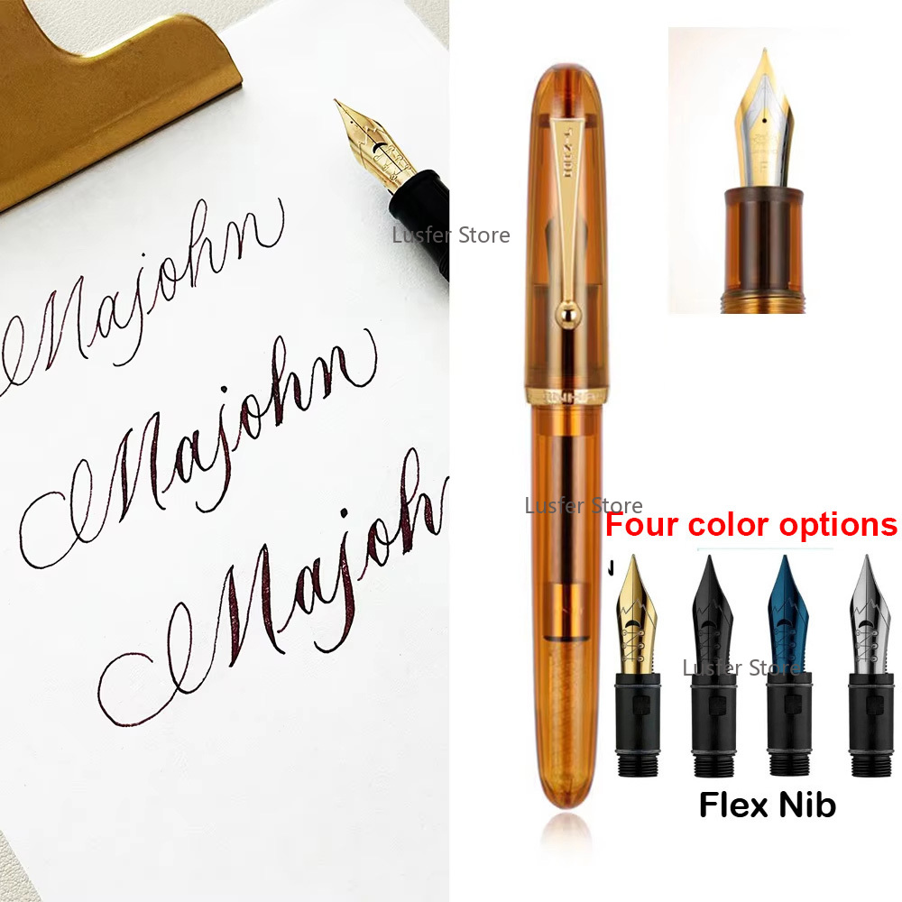 Limited Jinhao 9016 Acrylic Tr - огляд і ціна Fountain Pen Calligraphy Flex Nib