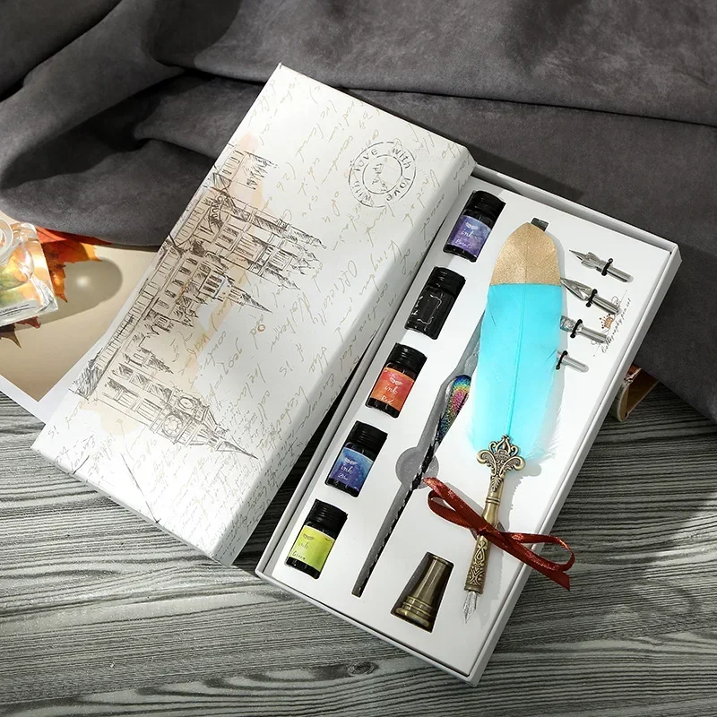 A 1PCS Glass Pen Ink Mercury S - огляд і ціна Glass Dip Pen Calligraphy Ink Set