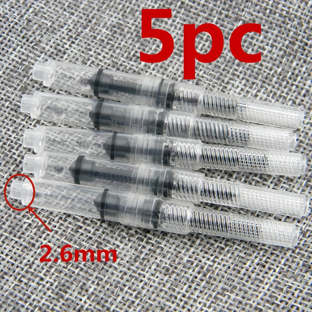 5PC plastic fountain pen The i - огляд і ціна Fountain Pen Converter Ink Suction