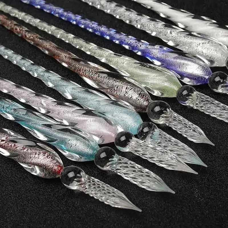 Crystal Glass Dipping Pen Set  - огляд і ціна Glass Dip Pen Calligraphy Ink Set