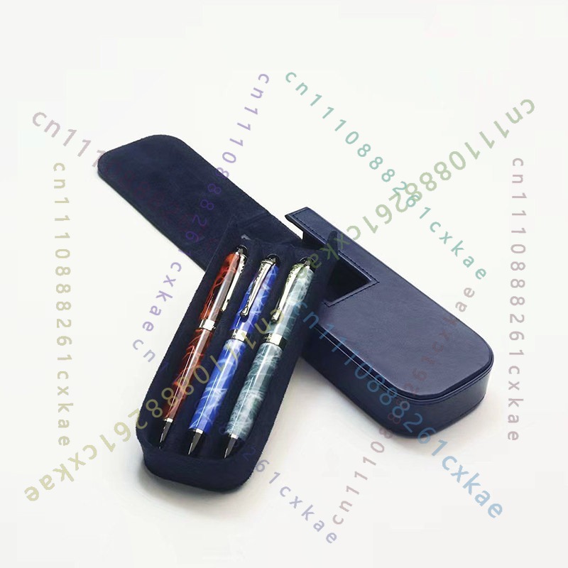 3‑Slots Pen Storage Case, PU L - огляд і ціна Leather Fountain Pen Case 3 Slots Pouch