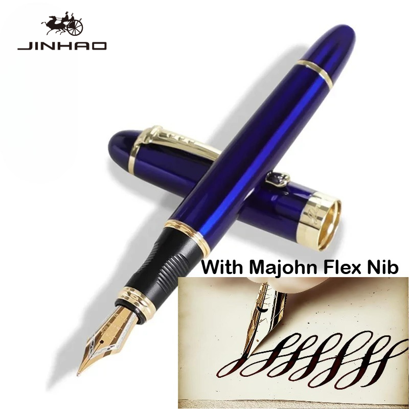 JINHAO X450 Fountain Pen With  - огляд і ціна Fountain Pen Calligraphy Flex Nib