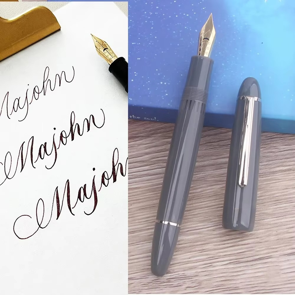 MAJOHN P139/P138/P136 Piston F - огляд і ціна Fountain Pen Calligraphy Flex Nib
