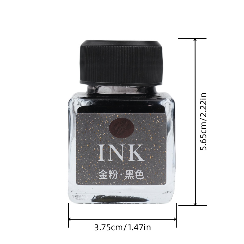 12-Color Shimmering Gold Powde - огляд і ціна Glass Dip Pen Calligraphy Ink Set