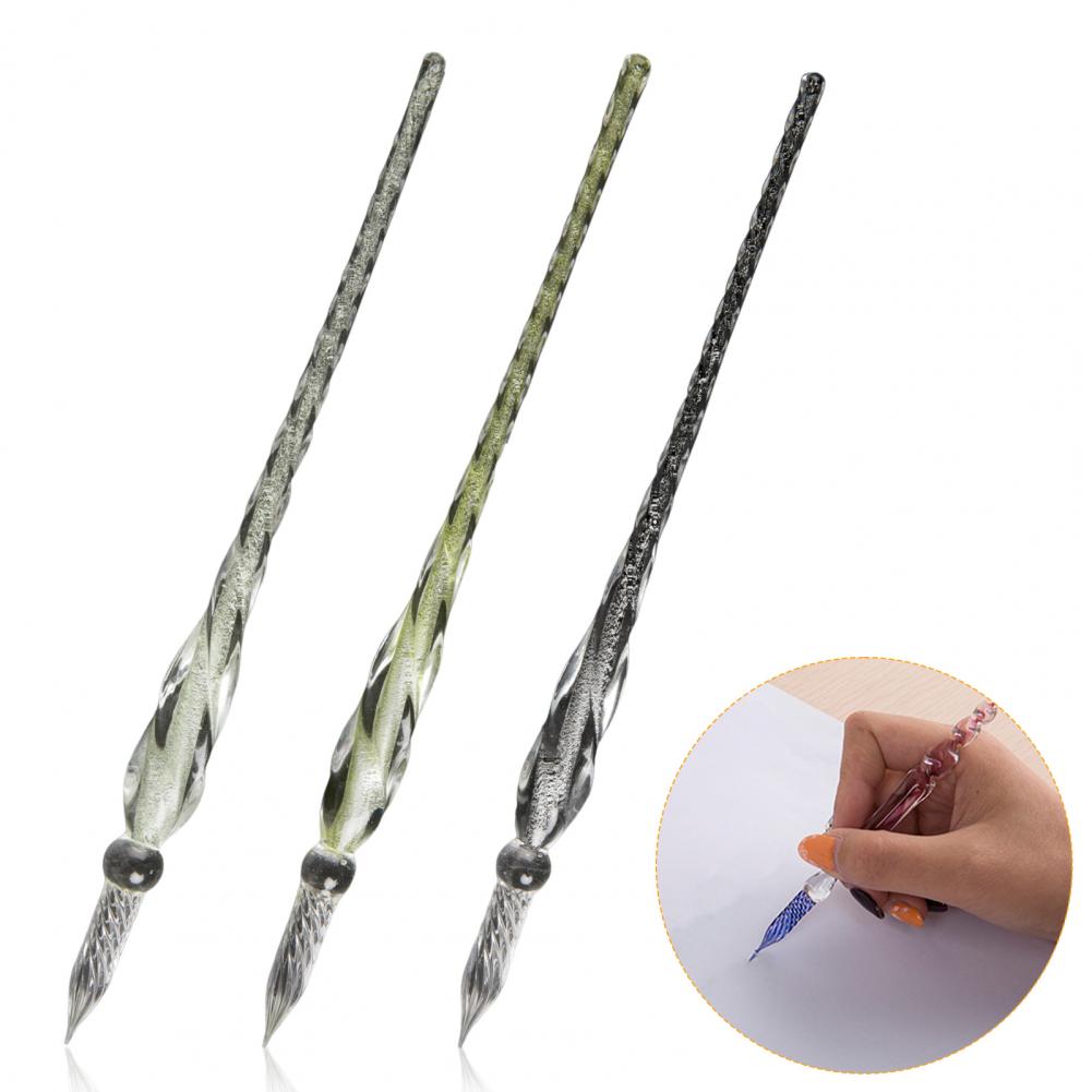 Glass Pen Glass Calligraphy Pe - огляд і ціна Glass Dip Pen Calligraphy Ink Set