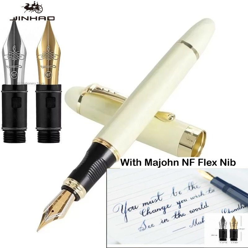 JINHAO X450 Fountain Pen With  - огляд і ціна Fountain Pen Calligraphy Flex Nib